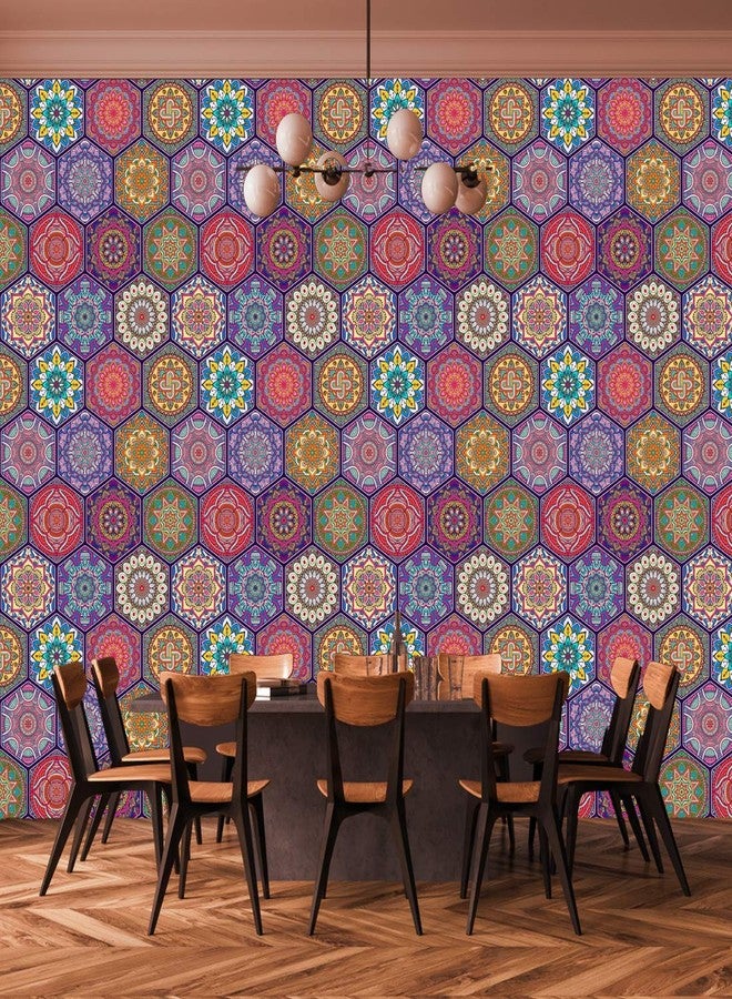 WallDaddy Wallpaper Extra Large Self Adhesive Model (HexagunArt) Size (400x3000) MM for Walls, Doors, Furniture - Image 2